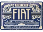 Nostalgic Art Schild Fiat Since 1899 20 x 30 cm