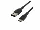 BELKIN USB-C/USB-A CABLE 15CM BLACK  NMS