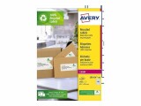 Avery Zweckform Adressetiketten 45.7 x 25.4 mm, 100 Blatt, Klebehaftung