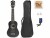 Bild 0 MAX Ukulele UKEY Set Soprano Schwarz 21 Zoll