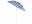 Bild 1 KOOR Sonnenschirm Marino 180 cm, Blau/Weiss, Breite: 150 cm