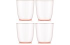 Bodum Outdoor-Becher Kvadrant 200 ml, Rosa, 4 Stück, Produkttyp