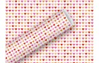 Braun + Company Geschenkpapier Heart to Heart Rot, 70 cm x