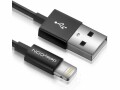 deleyCON USB 2.0-Kabel USB A - Lightning 2 m