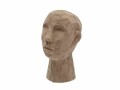 Villa Collection Aufsteller Skulptur Kopf, Steinbraun, Natürlich Leben