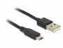 DeLock USB 2.0-Kabel USB A - Micro-USB B