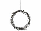 Star Trading LED-Weihnachtskranz Elegant, 50 LEDs, Ø 44 cm, Schwarz