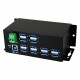 Bild 3 EXSYS USB-Hub EX-1112HMS, Stromversorgung: Terminal Block, USB