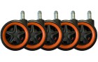 LC POWER LC-Power Rollen LC-CASTERS-DRIFT 5er Set Orange