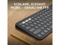 Logitech Pebble Keys 2 K380s Multi-Device-Tastatur Graphit