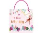 Cart Geschenktasche Baby Girl Monkey Rosa, Material: Papier