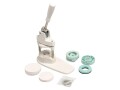 We R Memory Keepers Knopfpresse Button Press Weiss, Detailfarbe: Weiss