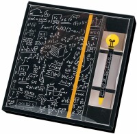 ROOST Set Notizbuch und Stift XL1874 Math liniert, Kein