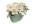 Bild 1 Dameco Kunstblume im grünen Korb 38 cm, Produkttyp: Topfpflanze