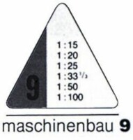 RUMOLD    RUMOLD Dreikant-Massstab 150 30cm 150/9/30 9 Maschinenbau