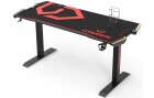 Ultradesk Gaming Tisch Force Rot, Beleuchtung: Ja, Höhenverstellbar