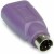 Bild 1 PS/2-USB Tastatur-Adapter, Violett