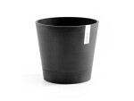 Ecopots Pflanzentopf Venice 40, Dunkelgrau, Volumen: 30.9 l