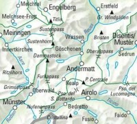 KÜMMERLY+FREY Wanderkarte 325902219 Gotthard 1:60'000, Kein