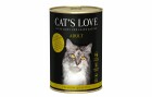 Cat's Love Nassfutter Adult Kalb & Truthahn, 400 g, Tierbedürfnis