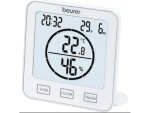 Beurer Thermo-/Hygrometer HM 22, Detailfarbe: Weiss, Typ