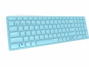 Rapoo Funk-Tastatur E9700M ultraslim Blau, Tastatur Typ