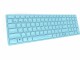 Image 1 Rapoo Funk-Tastatur E9700M ultraslim Blau, Tastatur Typ