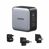 UGREEN Worldwide Travel Fastcharger 90409 65W,USB-A,2x USB-C,GaN