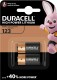 DURACELL  Photobatterie Specialty Ultra - CR123 B2  DL123A, CR123A, 3V     2 Stück