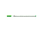 STABILO Fasermaler Pen 68 brush Hellgrün, Set: Nein, Effekte