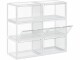 Songmics Schuhschrank 6-er Set Transparent, Bewusste