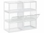 Songmics Schuhschrank 6-er Set Transparent, Eigenschaften: Keine