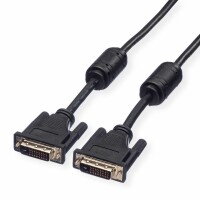 Roline DVI Kabel, (24+1) dual link 11.04.5525 Black, ST/ST