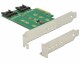 DeLock Controller PCI-ex4 - M.2, 2x SATA 1x