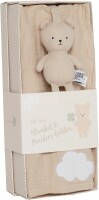 JABADABADO Gift kit buddy teddy N0183 beige, blanket, pacifier