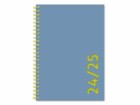 Simplex Schulagenda Colors weekly A5, 2024-2025, Blau / Mint