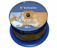Verbatim DVD-R Spindle 4.7GB 43533 1-16x fullprint o.L 50