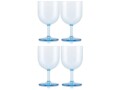 Bodum Outdoor-Weinglas Oktett 250 ml, Blau, 4 Stück, Produkttyp