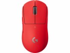 Logitech Gaming-Maus - Pro X Superlight Red