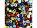 Creativ Company Rocailles-Perlen 130 g, Mehrfarbig, Packungsgrösse