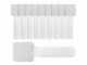 Label-the-cable Klettkabelhalter WALL STRAPS 3 x 9 cm Weiss