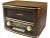 Bild 0 soundmaster Stereoanlage NR961 Braun, Radio Tuner: FM, DAB+, Detailfarbe