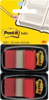 POST-IT Index 2er Set 25,4x43,2mm 680-R2 rot 2x50 Stück