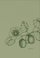 NATUR VERLAG Notizbuch Crushpaper A5 11007N Kiwi Mono, dotted, Aktuell