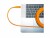 Bild 2 Tether Tools Kabel USB-C auf USB-C rechter Winkel orange, Zubehörtyp