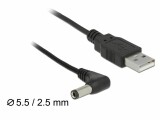 DeLock USB-Stromkabel Hohlstecker 5.5/2.5mm USB A - Spezial 1.5