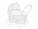 HobbyFun Mini-Figur Kinderwagen weiss, Detailfarbe: Weiss, Material