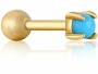 Ania Haie Ohrstecker Cabochon Barbell 925 Sterling Silber
