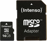 Intenso Micro SDHC Card 16GB 3413470 Class 10, Kein