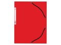 Büroline Gummibandmappe Karton, A4 Rot, Typ: Gummibandmappe